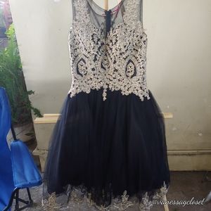 Black And Gold Dress